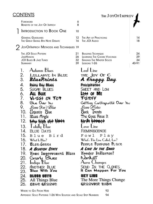 Joy of Improv, Book 1 | 小雅音樂 Hsiaoya Music