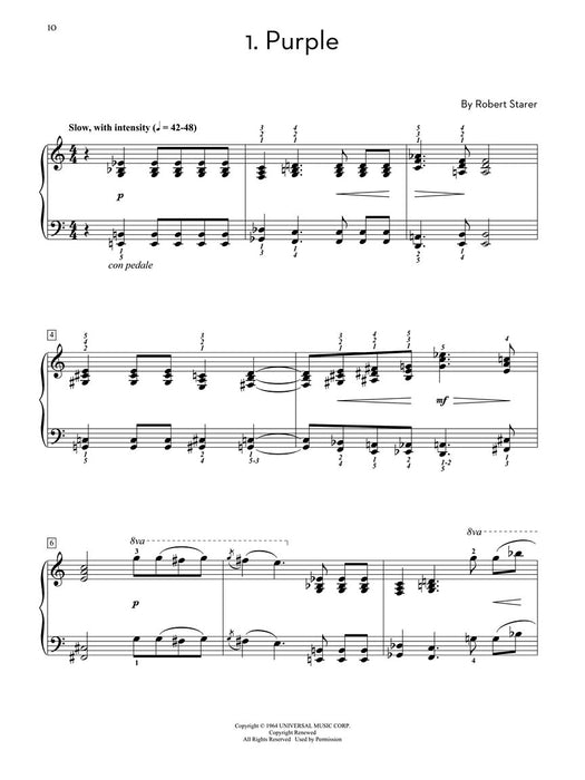 Robert Starer - Sketches in Color Sets One and Two for Piano Solo 鋼琴 獨奏 | 小雅音樂 Hsiaoya Music