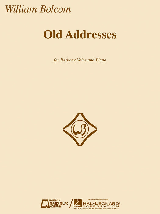 Old Addresses for Baritone and Piano 鋼琴 | 小雅音樂 Hsiaoya Music