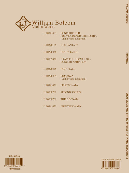 Romanza Violin and Piano Reduction 小提琴 鋼琴 | 小雅音樂 Hsiaoya Music