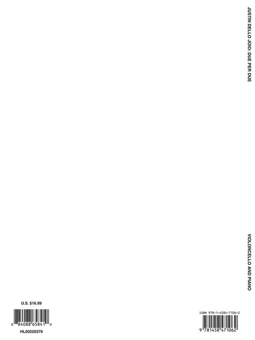 Due Per Due Violoncello and Piano 大提琴 鋼琴 | 小雅音樂 Hsiaoya Music