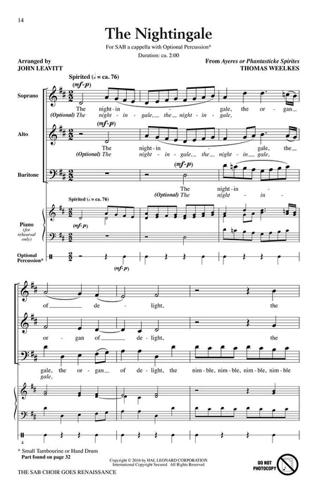 The SAB Choir Goes Renaissance | 小雅音樂 Hsiaoya Music