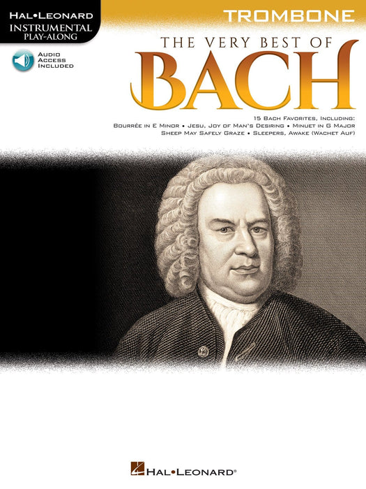 The Very Best of Bach Instrumental Play-Along® for Trombone 巴赫約翰‧瑟巴斯提安 長號 | 小雅音樂 Hsiaoya Music