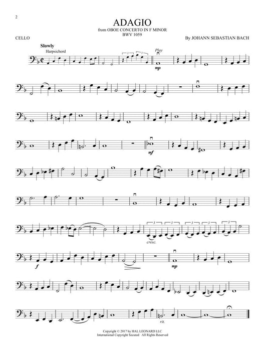 The Very Best of Bach Instrumental Play-Along® for Cello 巴赫約翰‧瑟巴斯提安 大提琴 | 小雅音樂 Hsiaoya Music