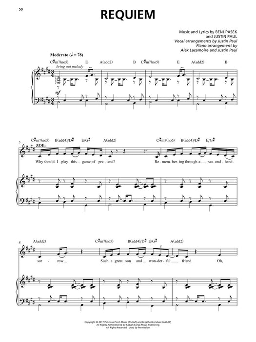 Dear Evan Hansen Vocal Selections | 小雅音樂 Hsiaoya Music