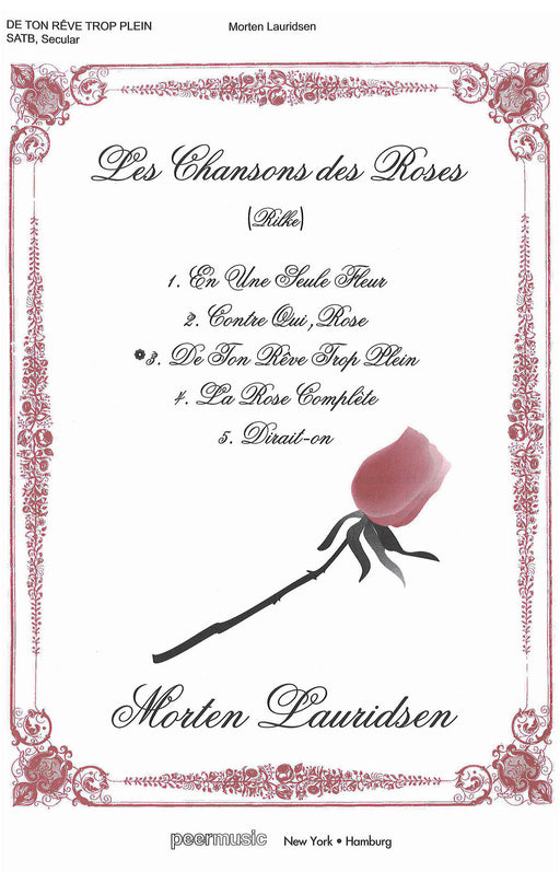 De Tôn reve trop plein (Too full of your dream) from Les Chansons des Roses | 小雅音樂 Hsiaoya Music