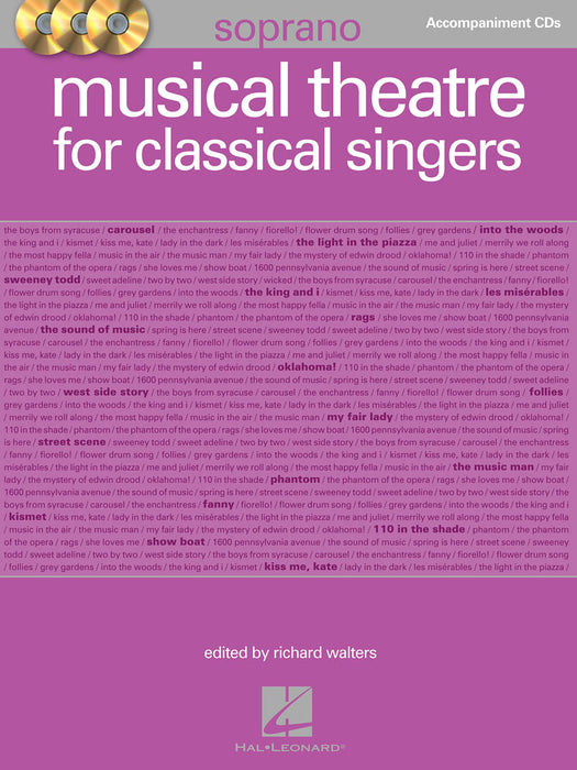 Musical Theatre for Classical Singers Soprano, Accompaniment CDs 古典 伴奏 | 小雅音樂 Hsiaoya Music