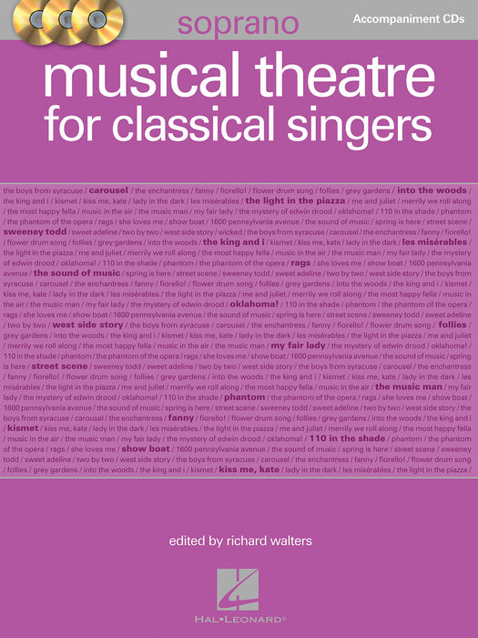 Musical Theatre for Classical Singers Soprano, Accompaniment CDs 古典 伴奏 | 小雅音樂 Hsiaoya Music