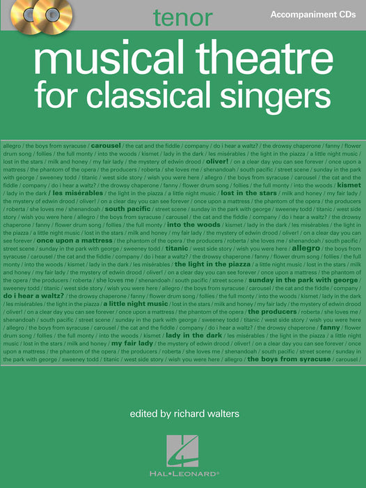 Musical Theatre for Classical Singers Tenor, Accompaniment CDs 古典 伴奏 | 小雅音樂 Hsiaoya Music