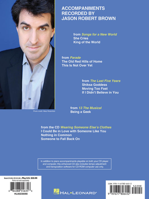 Jason Robert Brown Plays Jason Robert Brown With a CD of Recorded Piano Accompaniments Performed by Jason Robert Brown Men's Edition, Book/CD 鋼琴 伴奏 | 小雅音樂 Hsiaoya Music