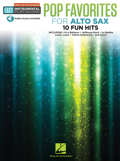Pop Favorites - 10 Fun Hits Alto Sax Easy Instrumental Play-Along Book with Online Audio Tracks 中音薩氏管 | 小雅音樂 Hsiaoya Music
