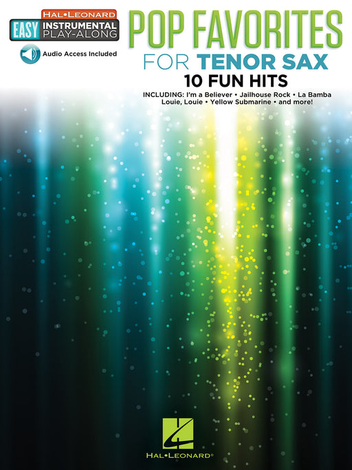 Pop Favorites - 10 Fun Hits Tenor Sax Easy Instrumental Play-Along Book with Online Audio Tracks | 小雅音樂 Hsiaoya Music