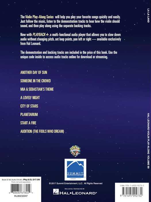 La La Land Violin Play-Along Volume 69 小提琴 | 小雅音樂 Hsiaoya Music