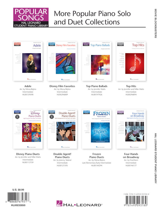 Movie Blockbusters - Popular Songs Series 8 Great Arrangements for Intermediate Piano Solo 鋼琴 獨奏 | 小雅音樂 Hsiaoya Music