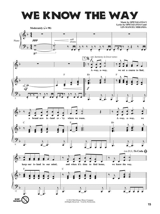 Let's All Sing Songs from MOANA Collection for Young Voices | 小雅音樂 Hsiaoya Music