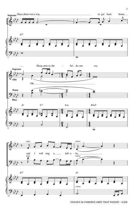 Golden Slumbers/Carry That Weight from Sing | 小雅音樂 Hsiaoya Music