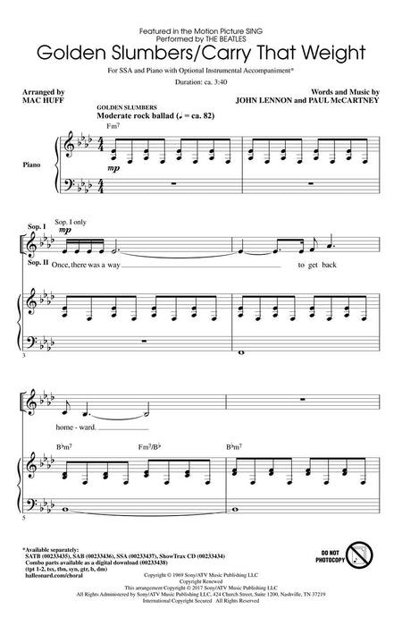 Golden Slumbers/Carry That Weight from Sing | 小雅音樂 Hsiaoya Music