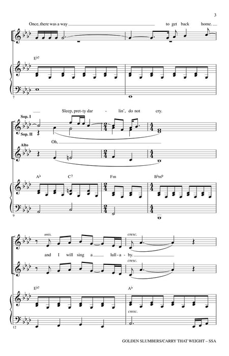 Golden Slumbers/Carry That Weight from Sing | 小雅音樂 Hsiaoya Music