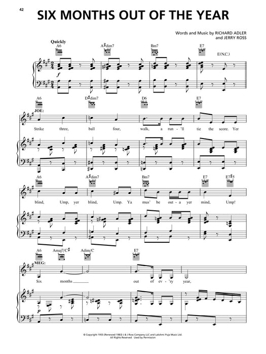 Damn Yankees Piano/Vocal Selections 鋼琴 | 小雅音樂 Hsiaoya Music