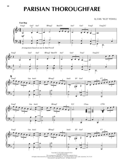 Bebop Classics Jazz Piano Solos Series Volume 52 爵士音樂鋼琴 獨奏 | 小雅音樂 Hsiaoya Music