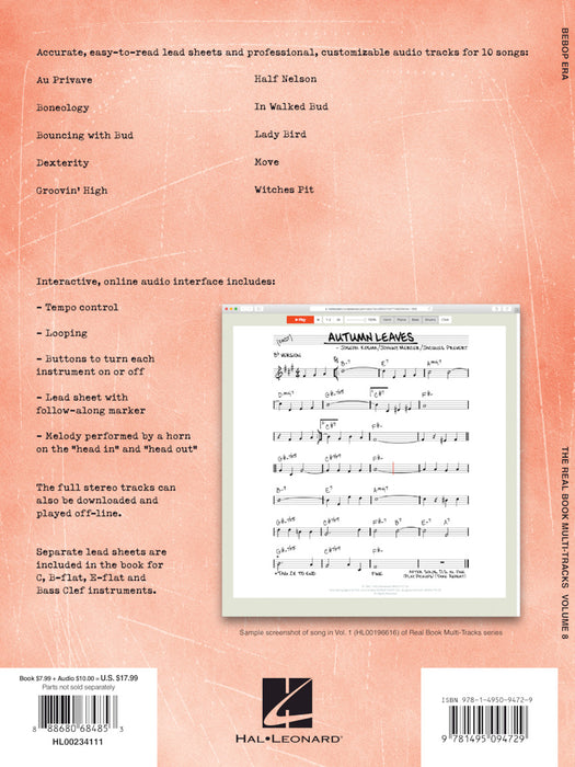 Bebop Era Play-Along Real Book Multi-Tracks Volume 8 | 小雅音樂 Hsiaoya Music