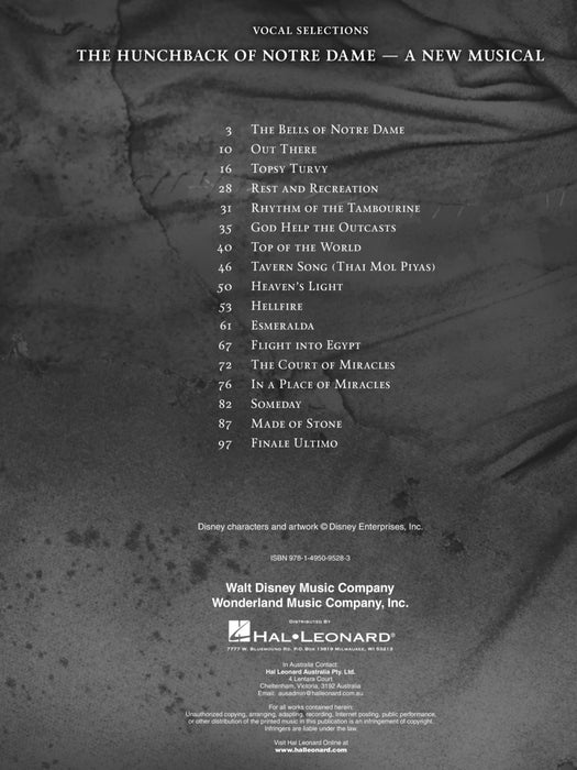 The Hunchback of Notre Dame: The Stage Musical Vocal Selections 巴黎聖母院鐘樓怪人 | 小雅音樂 Hsiaoya Music