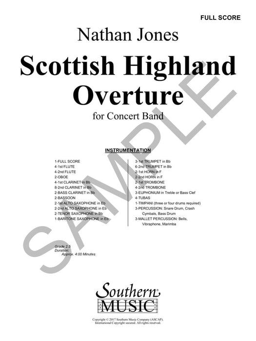 Scottish Highland Overture for Concert Band 序曲 室內管樂團 | 小雅音樂 Hsiaoya Music