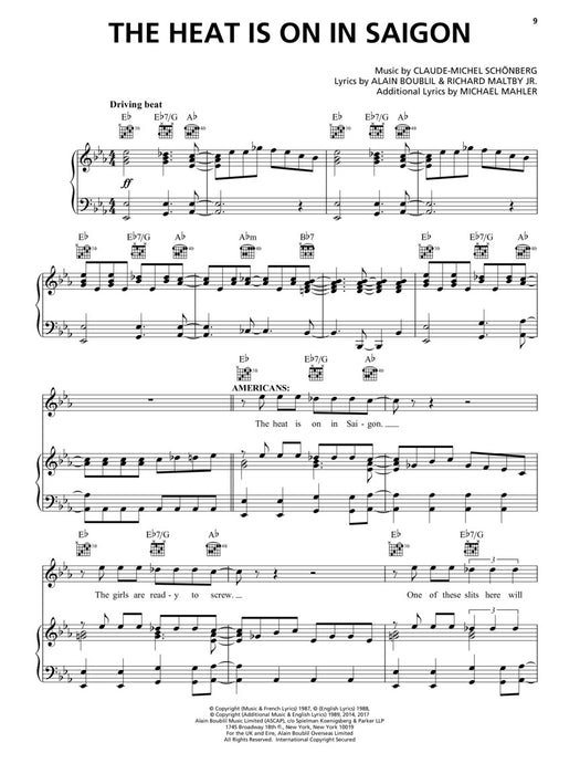 Miss Saigon (2017 Broadway Edition) Vocal Selections 百老匯 | 小雅音樂 Hsiaoya Music