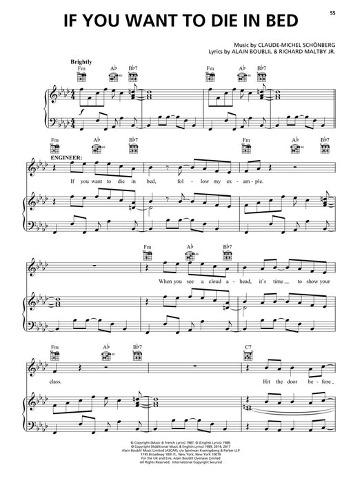 Miss Saigon (2017 Broadway Edition) Vocal Selections 百老匯 | 小雅音樂 Hsiaoya Music