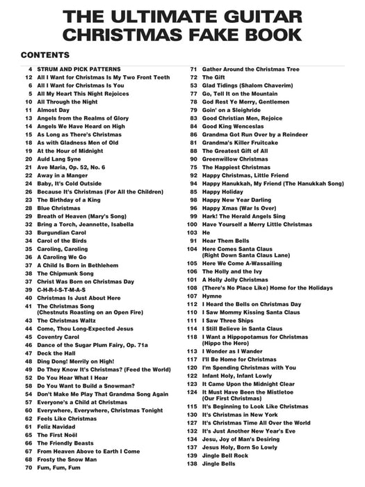 The Ultimate Guitar Christmas Fake Book - 2nd Edition 200 Holiday Favorites 吉他 費克 | 小雅音樂 Hsiaoya Music