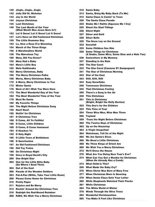 The Ultimate Guitar Christmas Fake Book - 2nd Edition 200 Holiday Favorites 吉他 費克 | 小雅音樂 Hsiaoya Music