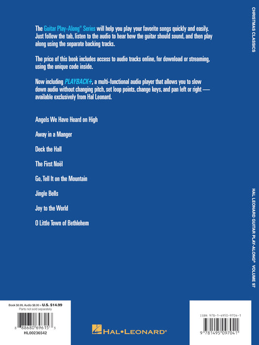 Christmas Classics Guitar Play-Along Volume 97 吉他 | 小雅音樂 Hsiaoya Music