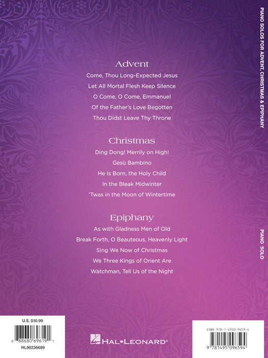 Piano Solos for Advent, Christmas & Epiphany 鋼琴 獨奏 | 小雅音樂 Hsiaoya Music