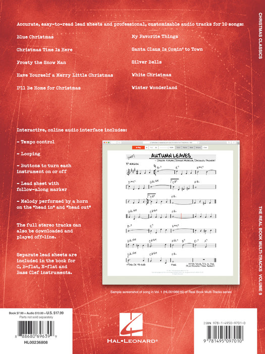 Christmas Classics Play-Along Real Book Multi-Tracks Volume 9 | 小雅音樂 Hsiaoya Music