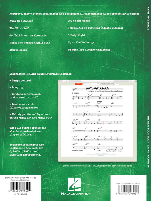 Christmas Songs Play-Along Real Book Multi-Tracks Volume 10 | 小雅音樂 Hsiaoya Music