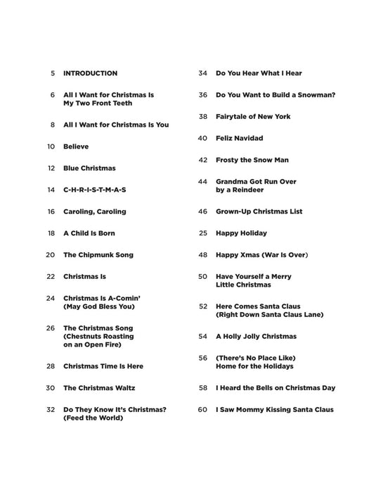 Christmas Songs - Super Easy Songbook | 小雅音樂 Hsiaoya Music