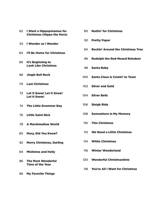 Christmas Songs - Super Easy Songbook | 小雅音樂 Hsiaoya Music