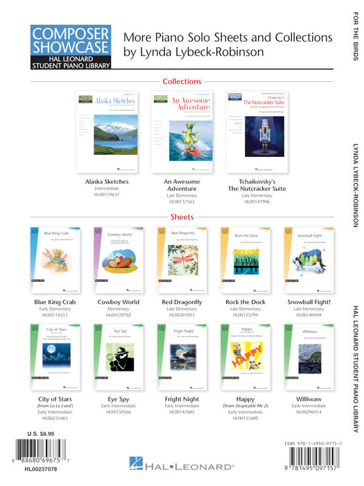 For the Birds Early Intermediate/Intermediate Level Composer Showcase 作曲家 | 小雅音樂 Hsiaoya Music