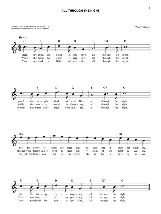 The Easy Christmas Carols Fake Book Melody, Lyrics & Simplified Chords in the Key of C 耶誕頌歌 費克 旋律 | 小雅音樂 Hsiaoya Music