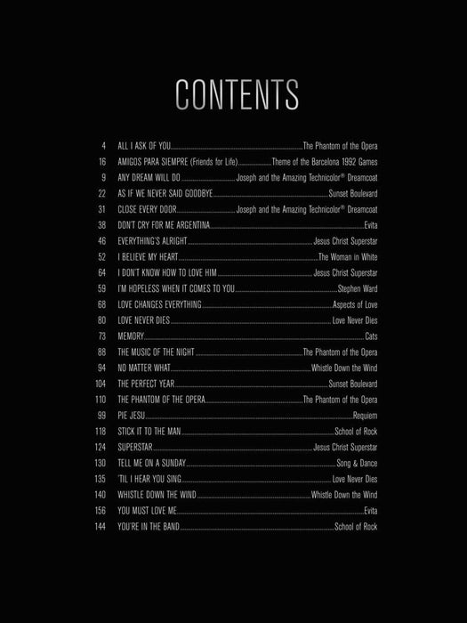 The Andrew Lloyd Webber Sheet Music Collection 25 of His Greatest Songs | 小雅音樂 Hsiaoya Music