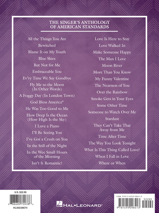 The Singer's Anthology of American Standards Soprano Edition | 小雅音樂 Hsiaoya Music