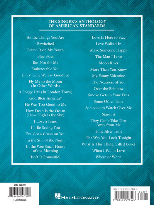 The Singer's Anthology of American Standards Mezzo-Soprano/Alto Edition 次女高音 | 小雅音樂 Hsiaoya Music