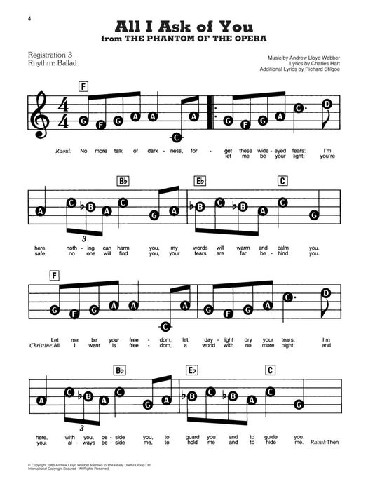 The Andrew Lloyd Webber Sheet Music Collection E-Z Play Today Volume 77 | 小雅音樂 Hsiaoya Music