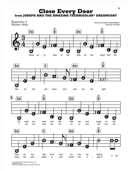 The Andrew Lloyd Webber Sheet Music Collection E-Z Play Today Volume 77 | 小雅音樂 Hsiaoya Music