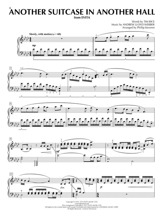 Andrew Lloyd Webber Piano Songbook The Phillip Keveren Series 鋼琴 | 小雅音樂 Hsiaoya Music