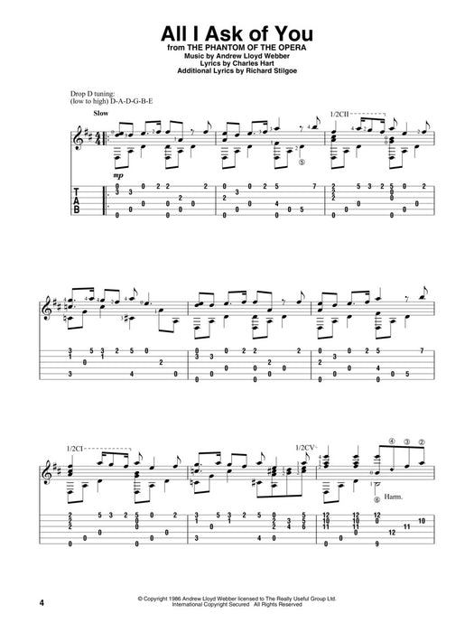 Andrew Lloyd Webber for Classical Guitar 22 Hit Songs Arranged in Standard Notation and Tab 古典吉他 | 小雅音樂 Hsiaoya Music