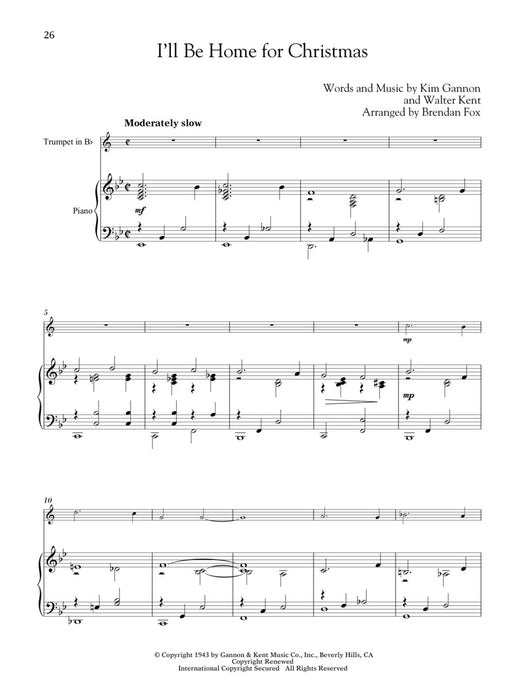 Christmas Songs for Classical Players - Trumpet and Piano 12 Holiday Favorites 古典 小號 鋼琴 | 小雅音樂 Hsiaoya Music