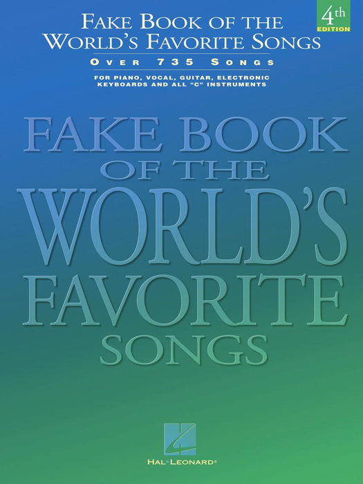 Fake Book of the World's Favorite Songs - 4th Edition C Edition 費克 | 小雅音樂 Hsiaoya Music