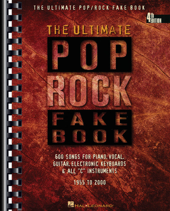 The Ultimate Pop/Rock Fake Book - 4th Edition C Edition 費克 | 小雅音樂 Hsiaoya Music