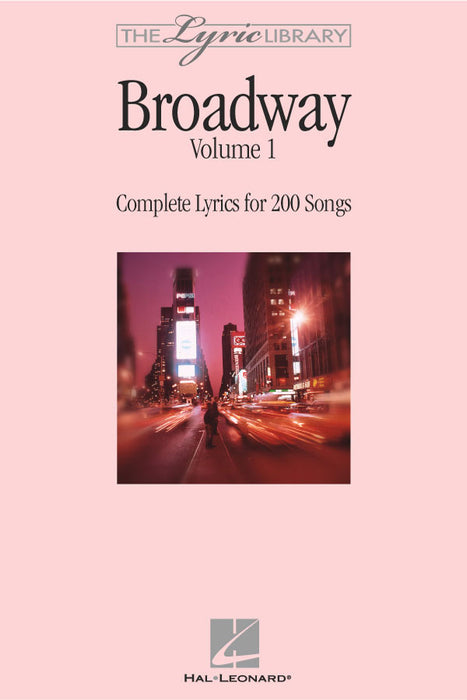 The Lyric Library: Broadway Volume I Complete Lyrics for 200 Songs 百老匯 | 小雅音樂 Hsiaoya Music